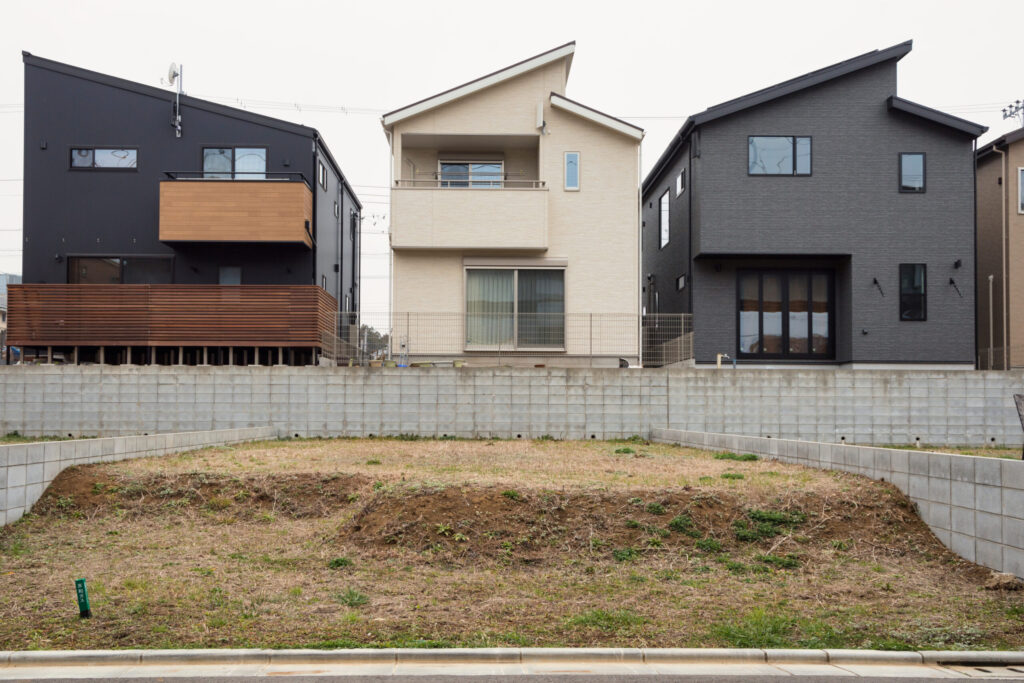 受け継ぐ、手の技（デモ） 着工前の敷地