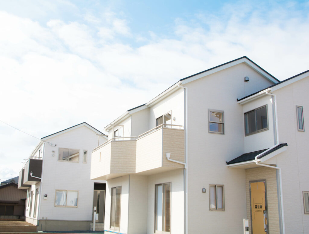 お引渡しを迎えた住まいの外観